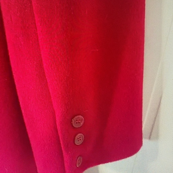 Liz Claiborne Vibrant Red Trench Coat - Picture 13 of 16